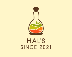 Supermarket - Natural Spices Bottle logo design