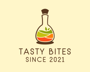 Natural Spices Bottle  logo design