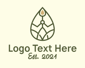 Oil - Wellness Oil Extract logo design