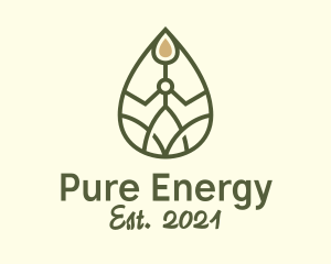 Oil - Wellness Oil Extract logo design