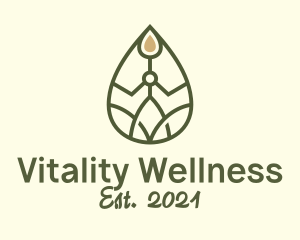 Wellness Oil Extract logo design