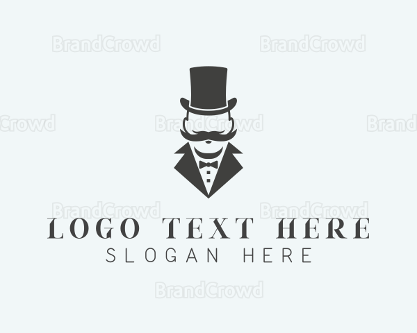 Gentleman Suit Tailoring Logo