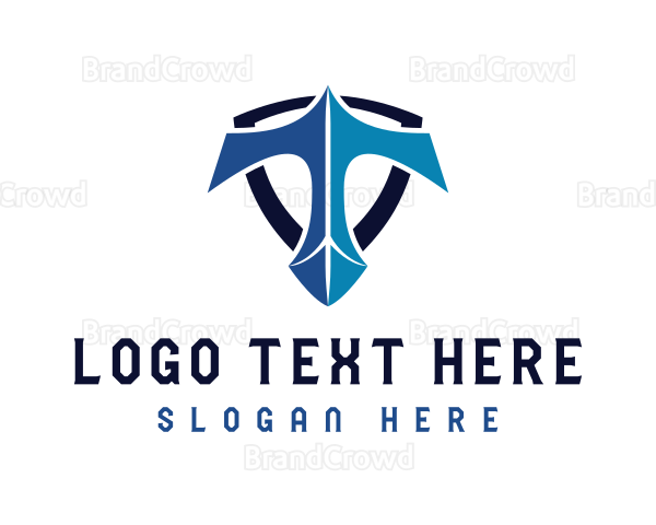 Shield Gaming Letter T Logo