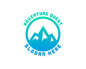 Expedition - Mountain Summit Trekking logo design
