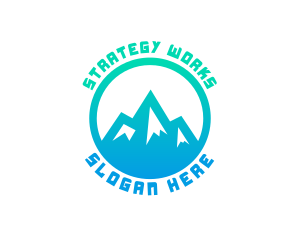 Mountain Summit Trekking logo design