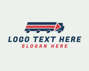 Logistics - Logistics Arrow Truck logo design