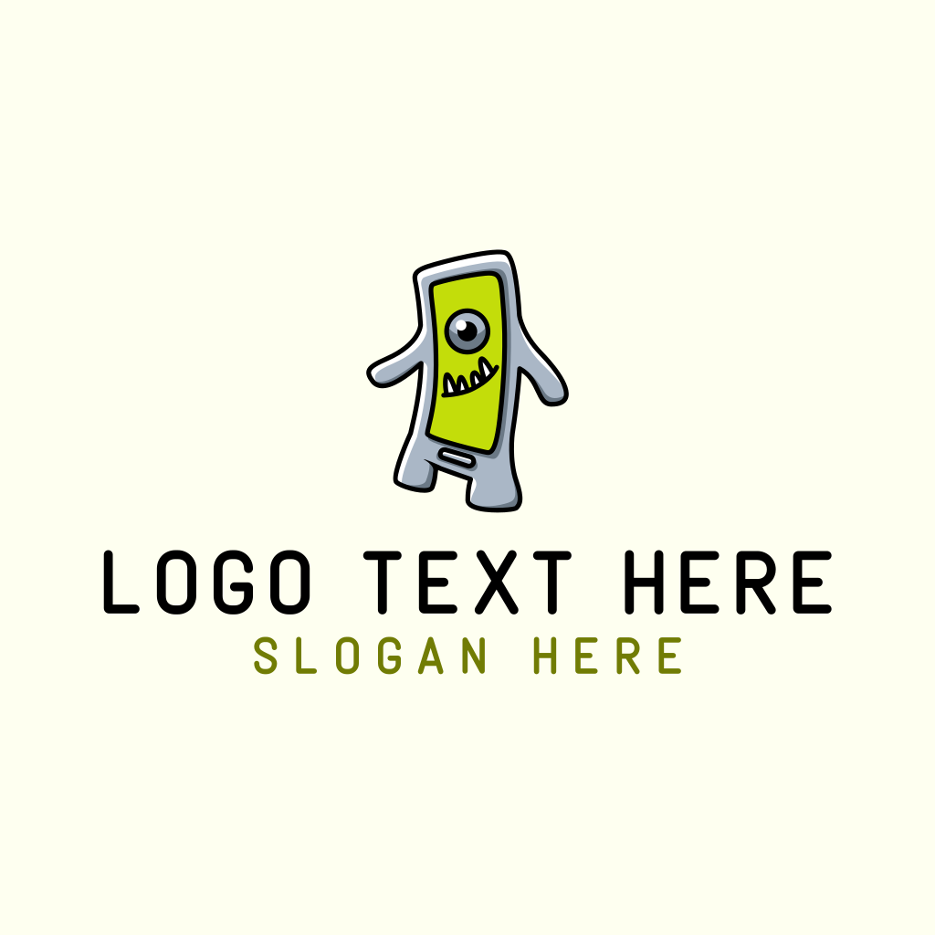 Mobile Phone Monster Logo | BrandCrowd Logo Maker