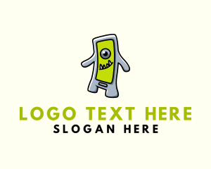 Mobile App - Mobile Phone Monster logo design