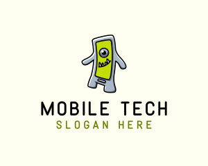 Mobile - Mobile Phone Monster logo design