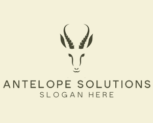 Antelope - Wild Springbok Sanctuary logo design