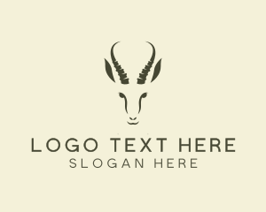 Horn - Wild Springbok Sanctuary logo design