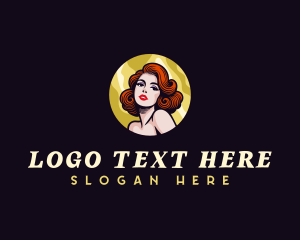 Pretty - Pretty Pinup Woman logo design