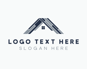 Roof - Town House Roofing logo design