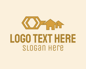 Office Space - Bronze Homes Key logo design