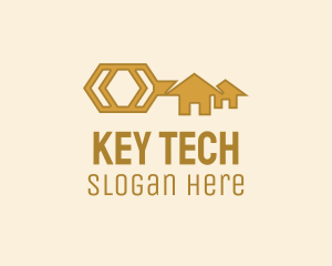 Bronze Homes Key logo design