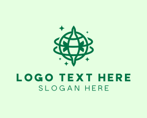 Enviromental - Eco Green Planet logo design