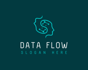 Artificial Intelligence Data Scientist logo design