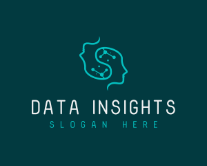 Artificial Intelligence Data Scientist logo design