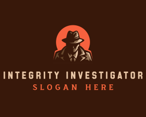 Detective Investigator Man logo design