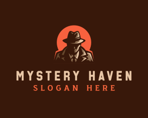 Detective Investigator Man logo design