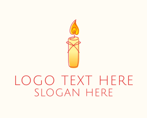 Spiritual - Spiritual Wellness Candle logo design