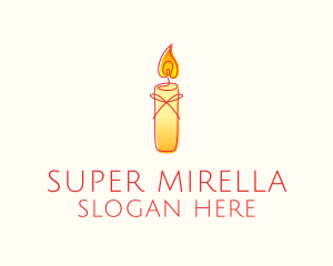 Spiritual - Spiritual Wellness Candle logo design