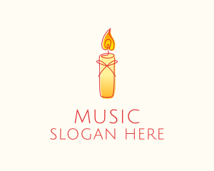 Gift - Spiritual Wellness Candle logo design