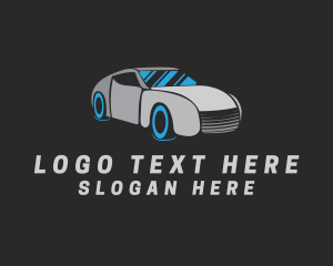 Vulcanizing - Gray Car Automotive logo design