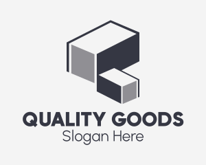 Goods - Minimalist Cargo Containers logo design