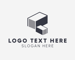 Container - Imported Cargo Containers logo design
