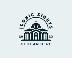 Catholic Church Landmark logo design