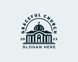 Church - Catholic Church Landmark logo design