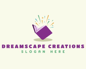 Imagination - Creative Imagination Book logo design
