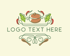 Kitchen - Kitchen Cooking Pot Restaurant logo design