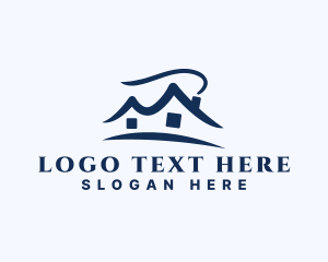 Roofing - Residential Home Realty logo design