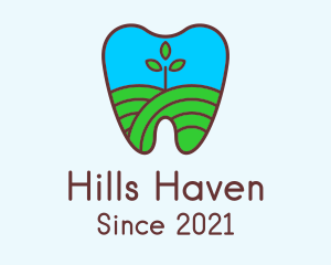 Nature Hill Tooth Dentist logo design