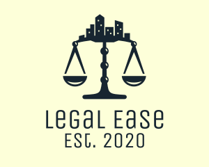 Law - City Scale Law logo design