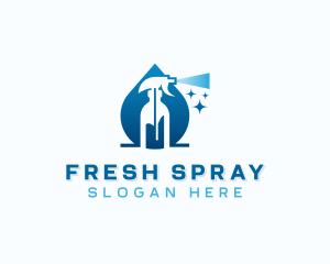 Houskeeper Cleaning Spray logo design