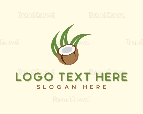 Coconut Fruit Logo