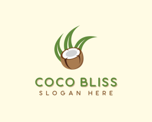 Coconut - Coconut Fruit logo design