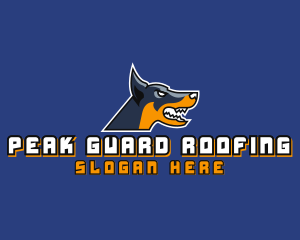 Aggressive Guard Dog  logo design