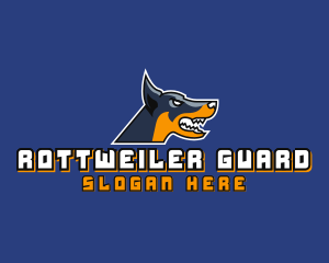 Aggressive Guard Dog  logo design