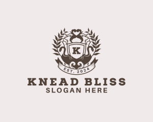 Shield Plantation Wreath logo design