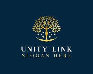 Luxury Human Tree logo design