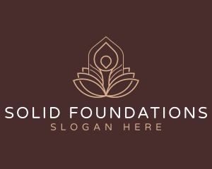 Meditation Therapeutic Yoga Logo