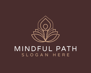 Enlightenment - Meditation Therapeutic Yoga logo design