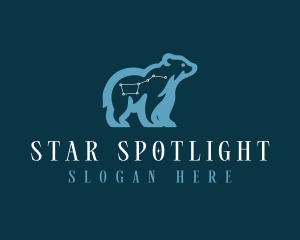 Stellar Bear Constellation logo design