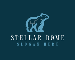 Stellar Bear Constellation logo design