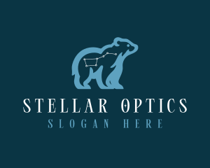 Stellar Bear Constellation logo design