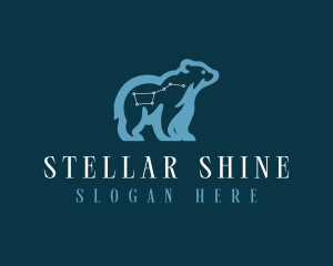 Stellar Bear Constellation logo design